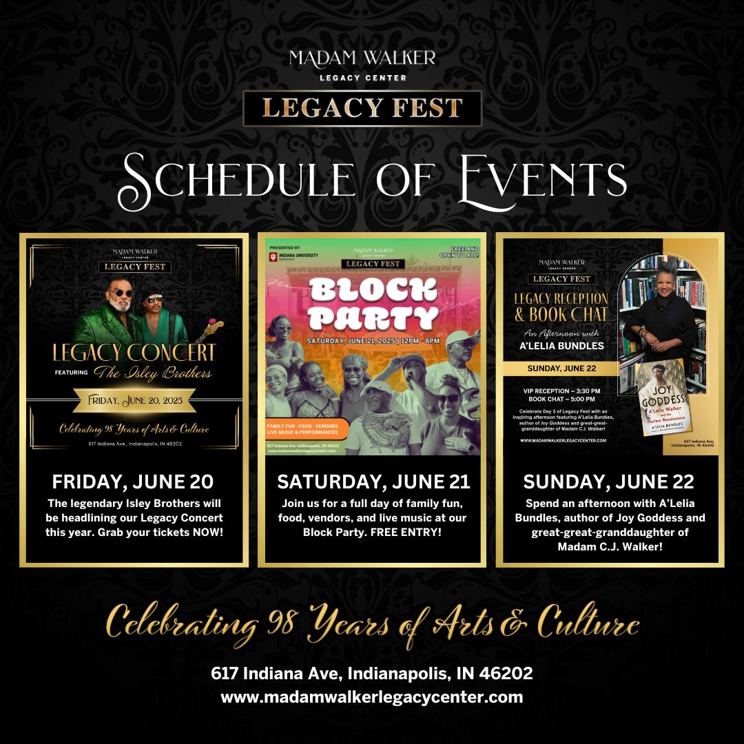 LEGACY FEST <b>WEEKEND</b> RETURNS JUNE 20–22, 2025: Celebrating 98 Years ...